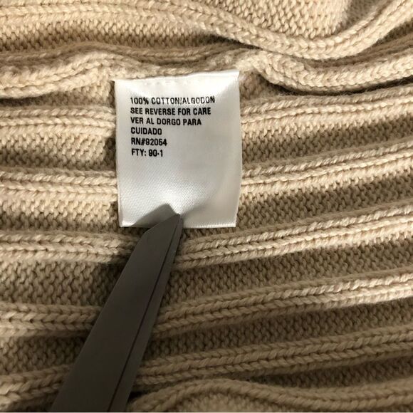 Carolyn Taylor Essentials Ribbed Zip Collar Sweater 1/4 Zip Size Large - Picture 7 of 10